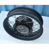 KOLO ZADNÍ ČERNÉ 17 ´´ - JAWA 300CL,350CL PÉRÁK + MODEL 42